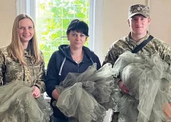 Антидронові сітки виготовляють волонтери з Чернігівщини